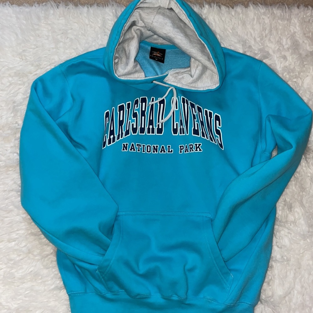 Prairie Mountain Carlsbad Caverns National Park Hoodie Size M - Picture 3 of 12
